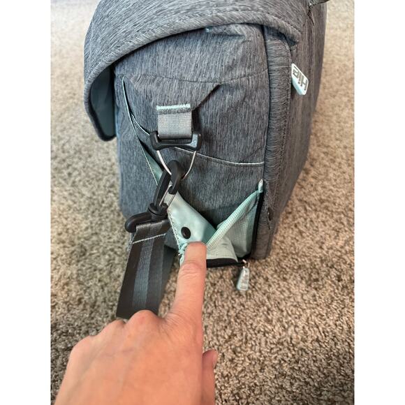 NEW Hie Diaper Bag Backpack V1: changing pad, insulated pouch, stroller caddy - Picture 9 of 16